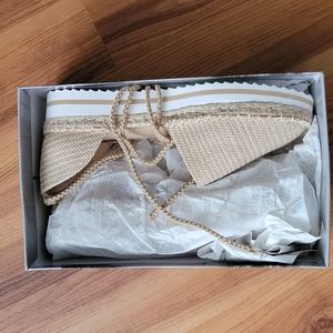 Tan JLO sandals